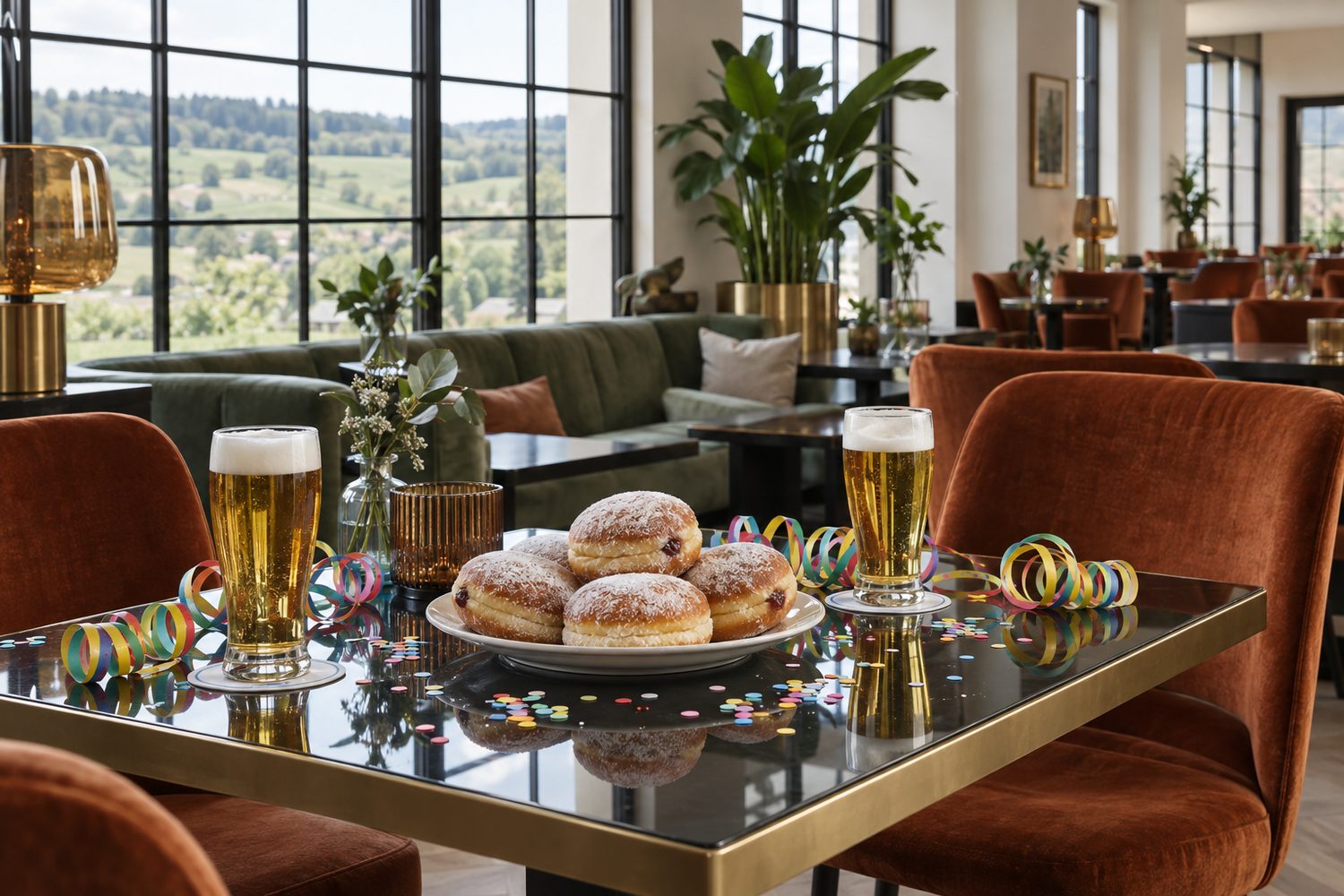 Karneval im Restaurant