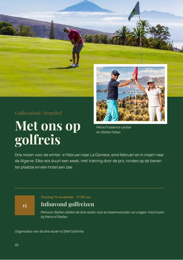 Pagina uit het magazine: Met ons op golfreis